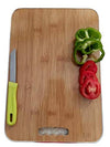 Kitchen Chopping Board with 1Pc Paring Knife & 1Pc Peeler Ideal for Chopping Fruits-Vegetables - Breads & More - (L=29xB=20xH=0.4cm) ? Pink ? 3 Pcs Chopper Set - Anti-Rust - fashionbests