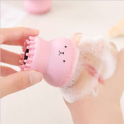 Silicone Cleanser Face Wash Brush Small Octopus Face Cleaning Tools - fashionbests