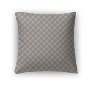 Throw Pillow, Vintage Of Diagonal Plaid Pattern Concept Illustration Pattern - fashionbests