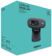Logitech C270 Webcam - Black - Usb 2.0 - 1 Pack(s)