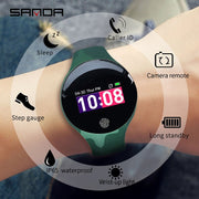 SANDA Brand Women Sport Watches Waterproof Calorie Pedometer Bracelet Luxury Sleep Monitor GPS Smart Wristwatch For Android IOS - fashionbests