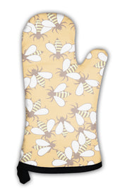 Oven Mitt, Bee Pattern - fashionbests