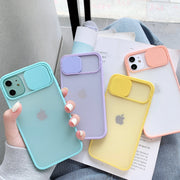 Lens Protection Phone Case on For iPhone 11 12 Pro Max 8 7 6 6s Plus Xr XsMax X Xs SE 2020 12 Color Candy Soft Back Cover - fashionbests