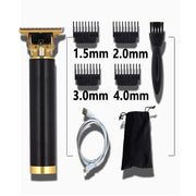 USB rechargeable Hair Trimmer barber LCD Hair Clipper Machine hair cutting Beard Trimmer for Men haircut Styling tool - fashionbests