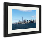 Framed Print, New York City Manhattan Skyline One World Trade Center Tower - fashionbests