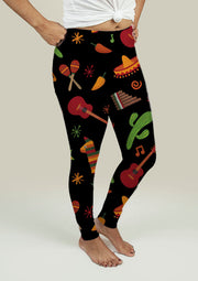 Leggings with Mexican Pattern - fashionbests