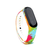 Fashion Delight - Splash Style Silicone Watch Band For Xiaomi Mi 