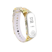 Fashion Delight - Flower Printed Silicone Watch Band For Xiaomi