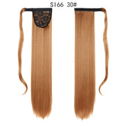 MERISIHAIR Long Straight Wrap Around Clip In Ponytail Hair Extension Heat Resistant Synthetic  Pony Tail Fake Hair - fashionbests