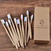 New design  color bamboo toothbrush Eco Friendly wooden Tooth Brush Soft bristle Tip Charcoal adults oral care toothbrush - fashionbests