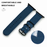 Hot Sell Nylon Watchband for Apple Watch Band Series 5/4/3/2/1 Sport Leather Bracelet 42mm 44mm 38mm 40mm Strap For iwatch Band - fashionbests
