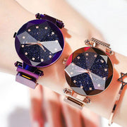 Ladies Magnetic Starry Sky Clock Luxury Women Watches Fashion Diamond Female Quartz Wristwatches Relogio Feminino Zegarek Damski - fashionbests
