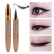 Magic Lashes Self-adhesive Liquid Eyeliner Pen Glue-free Magnetic-free Makeup Eyelashes Tools Waterproof Eye Liner Pencil - fashionbests